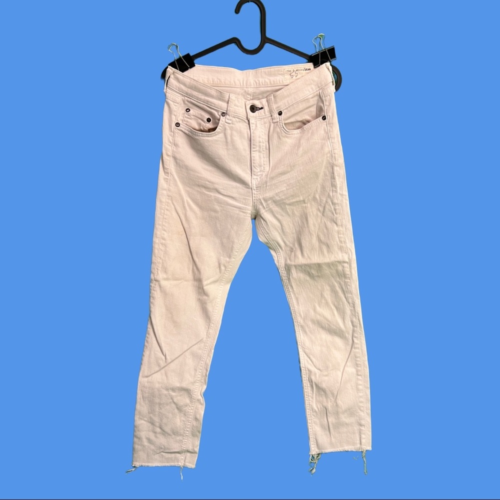 White rag & bone jeans Sz 27
